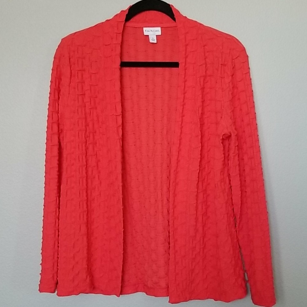 Kim Rogers Open Front Cardigan Womens Size Small